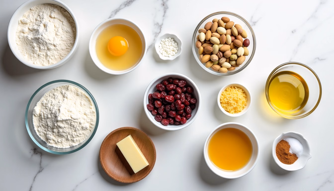 Easy Crispy White Chocolate Cranberry Pistachio Biscotti