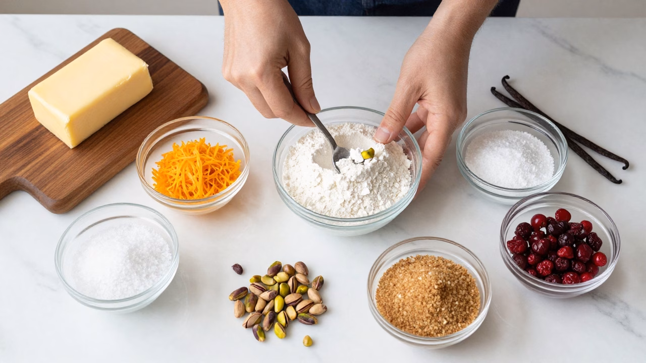 Easy Salted Chocolate Pistachio Shortbread Cookies Recipe - Crispy & Delicious!