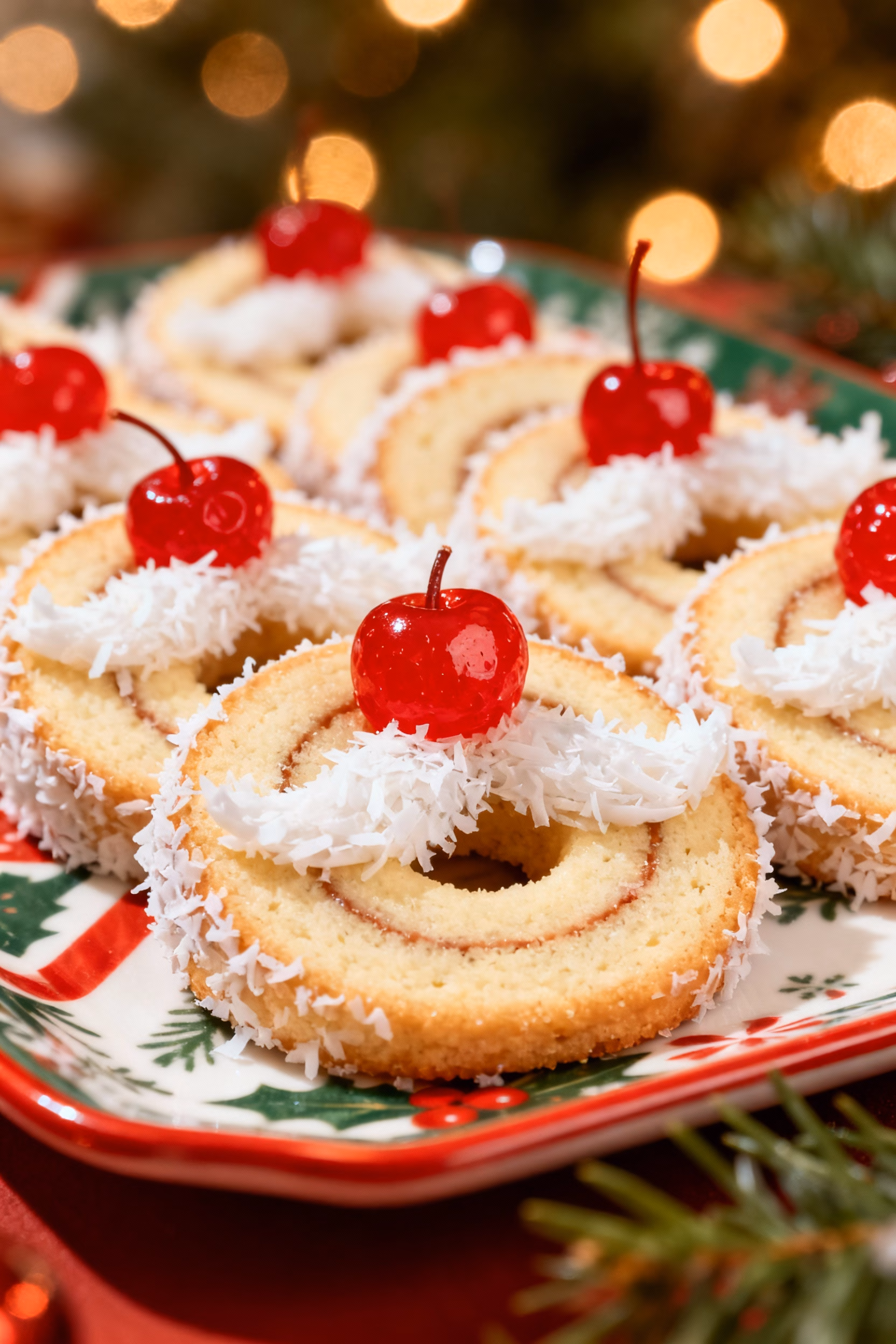 image of a realistic top down mise en place shot showing the fresh ingredients for Santa’s Whiskers Cookies arranged on a white marble kitchen counter with healthy clear glass bowls and rustic brown wooden kitchen sets under soft diffuse daylight