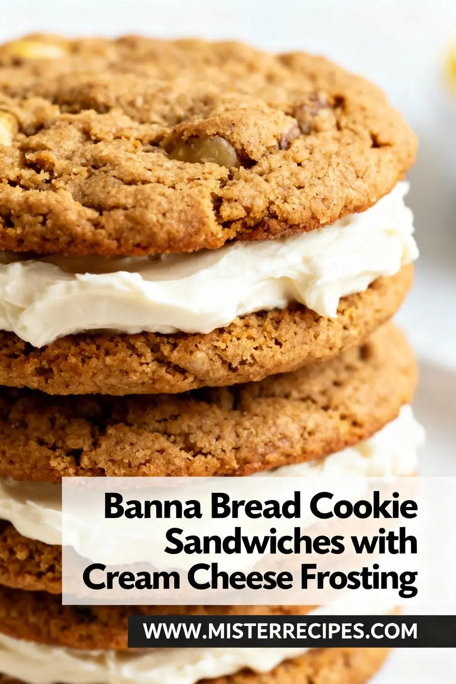 image of ripe overripe bananas all purpose flour light brown sugar unsalted butter eggs vanilla extract baking soda ground cinnamon ground nutmeg cream cheese powdered sugar on white marble counter soft diffuse daylight in clear glass bowls and rustic wooden kitchen sets top down macro shot realistic photography mise en place