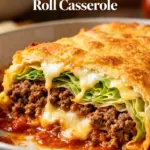 image of Fresh ingredients arranged on white marble kitchen counter with healthy clear glass bowls and rustic brown wooden kitchen sets under soft diffuse daylight green cabbage ground beef white rice crushed tomatoes onion garlic olive oil beef broth shredded cheese