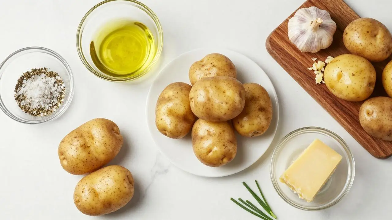 Crispy Air Fryer Garlic Parmesan Potatoes: Quick & Easy Side!