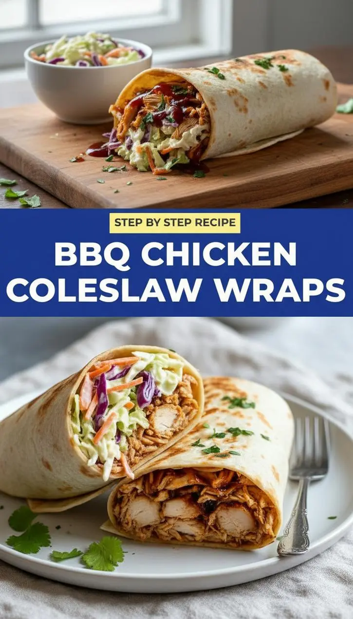 recipe image of chicken breasts rotisserie chicken bbq sauce coleslaw mix cabbage carrot onion flour tortillas mayo sour cream greek yogurt dijon mustard apple cider vinegar sugar honey lettuce spinach cheese pickles corn bacon avocado