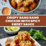 recipe image of a realistic top down mise en place shot showing the fresh ingredients chicken breasts or thighs mayonnaise sweet chili sauce sriracha honey garlic powder cayenne lemon juice cornstarch buttermilk or milk flour or gluten free flour chili garlic sauce or sweet chili arranged on a white marble kitchen counter with healthy clear glass bowls and rustic brown wooden kitchen sets under soft diffuse daylight