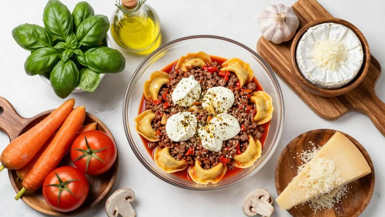 Beefy Tortellini Bake: Easy Weeknight Comfort Food