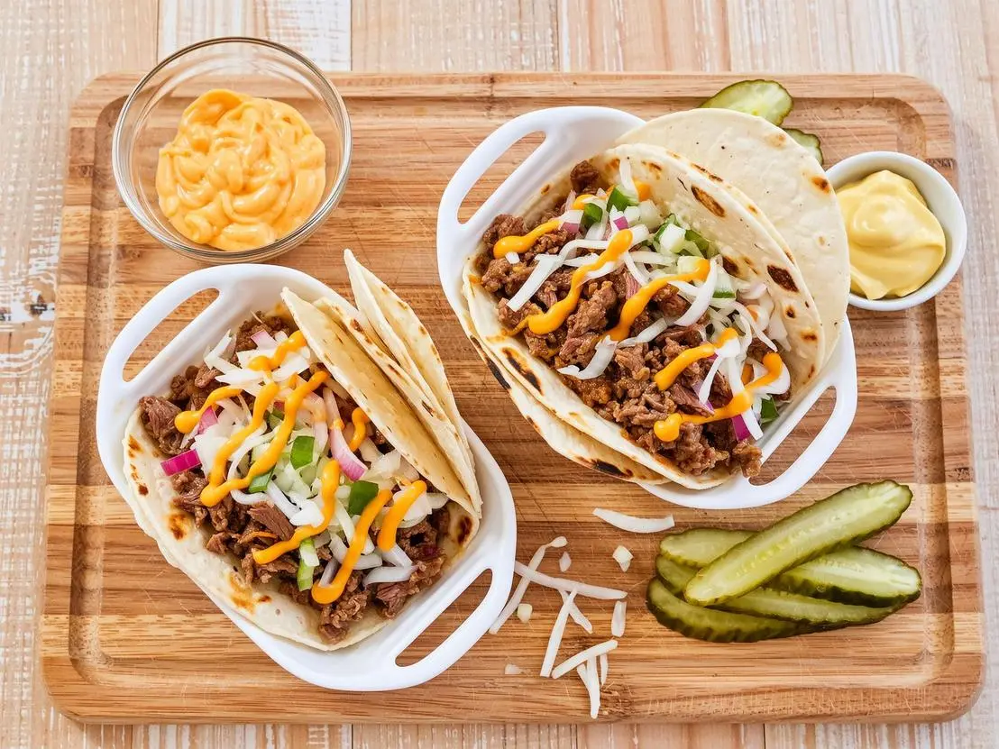 Big Mac Style Smash Burger Tacos - Ready in 20 Minutes Family Favorite