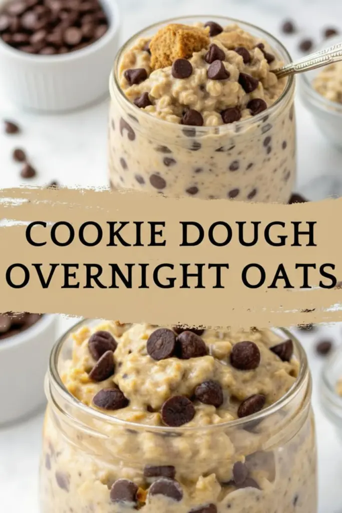 recipe image of rolled oats milk dairy nondairy chia seeds vanilla protein powder greek yogurt cottage cheese maple syrup brown sugar almond butter peanut butter cashew butter chocolate chips hemp seeds cinnamon salt arranged on a white marble kitchen counter healthy clear glass bowls rustic brown wooden kitchen sets soft diffuse daylight top down mise en place shot