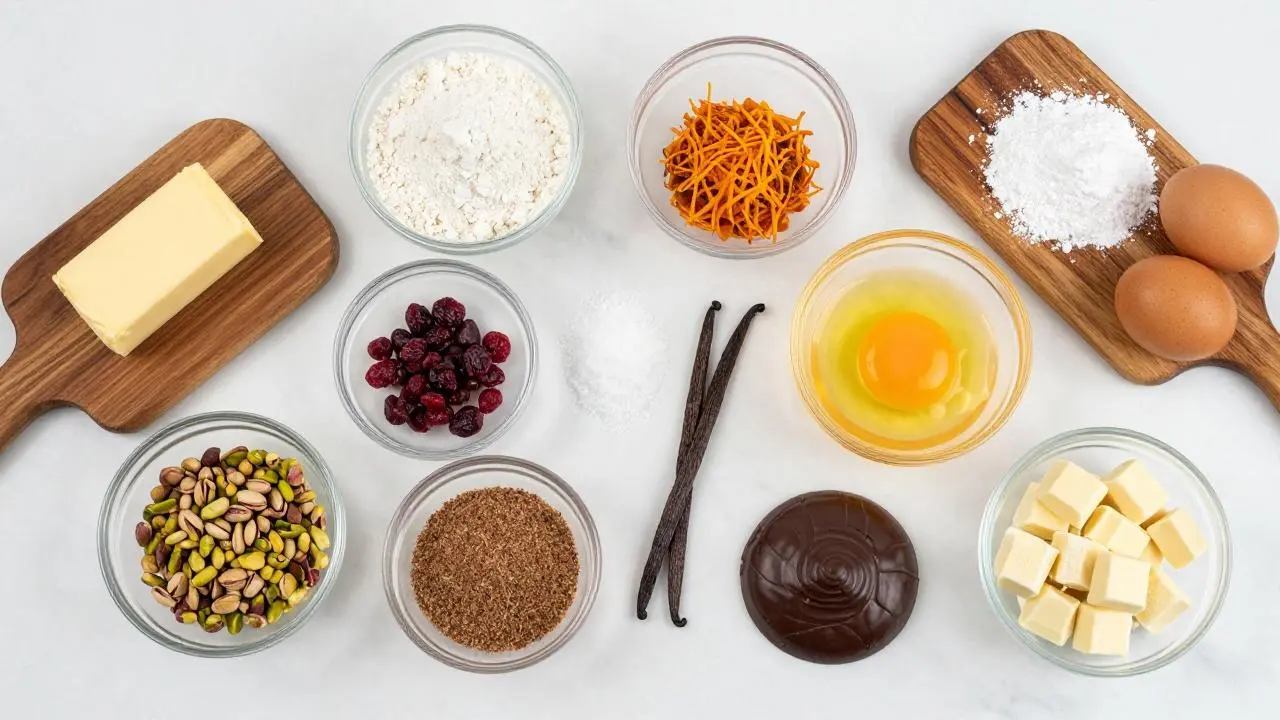 Cranberry Pistachio Shortbread Cookies: Easy Holiday Treat!