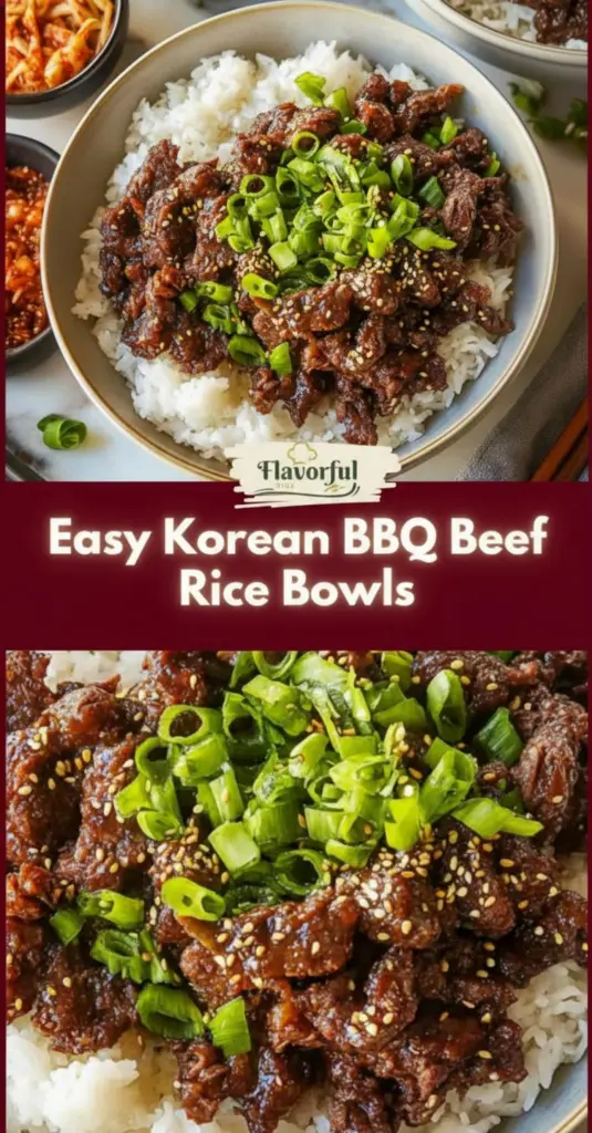 recipe image of fresh ground beef lean soy sauce low sodium sesame oil garlic minced ginger fresh minced brown sugar rice vinegar red pepper flakes green onions scallions sesame seeds jasmine rice white rice gochujang Korean chili paste honey mirin vegetables carrots broccoli bell peppers cucumber kimchi optional pickled vegetables egg fried mayonnaise for sauce lime juice corn starch chili garlic sauce onions arranged on white marble kitchen counter with clear glass bowls rustic brown wooden kitchen sets under soft diffuse daylight