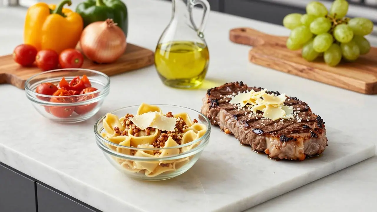 Garlic Steak Tortellini: Quick & Easy Dinner!