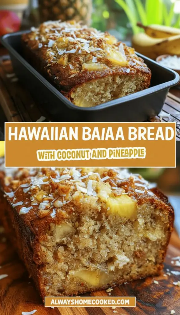 recipe image of top down mise en place shot ripe bananas flour sugar unsalted butter eggs crushed pineapple shredded coconut macadamia nuts healthy clear glass bowls rustic brown wooden kitchen sets soft diffuse daylight white marble kitchen counter