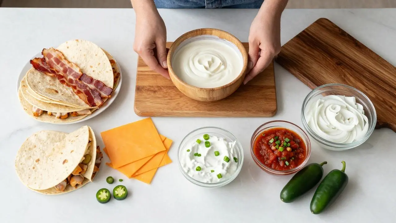 High-Protein Chicken Ranch Quesadilla: Quick & Crispy Dinner!