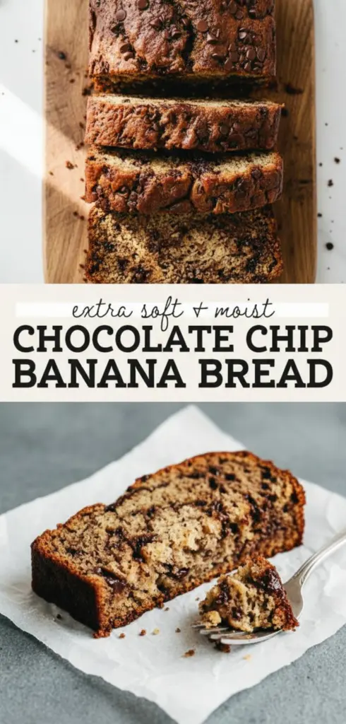 recipe image of realistic top down mise en place ripe bananas chocolate chips flour butter brown sugar eggs vanilla extract baking soda baking powder salt arrange on a white marble kitchen counter healthy clear glass bowls rustic brown wooden kitchen sets soft diffuse daylight