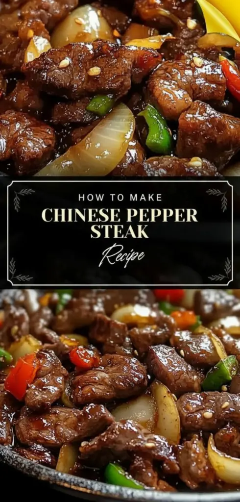 recipe image of a realistic top down mise en place shot showing flank steak or sirloin bell peppers onions garlic ginger soy sauce oyster sauce hoisin sauce sesame oil cornstarch rice vinegar green onions sesame seeds arranged on a white marble kitchen counter with healthy clear glass bowls and rustic brown wooden kitchen sets under soft diffuse daylight