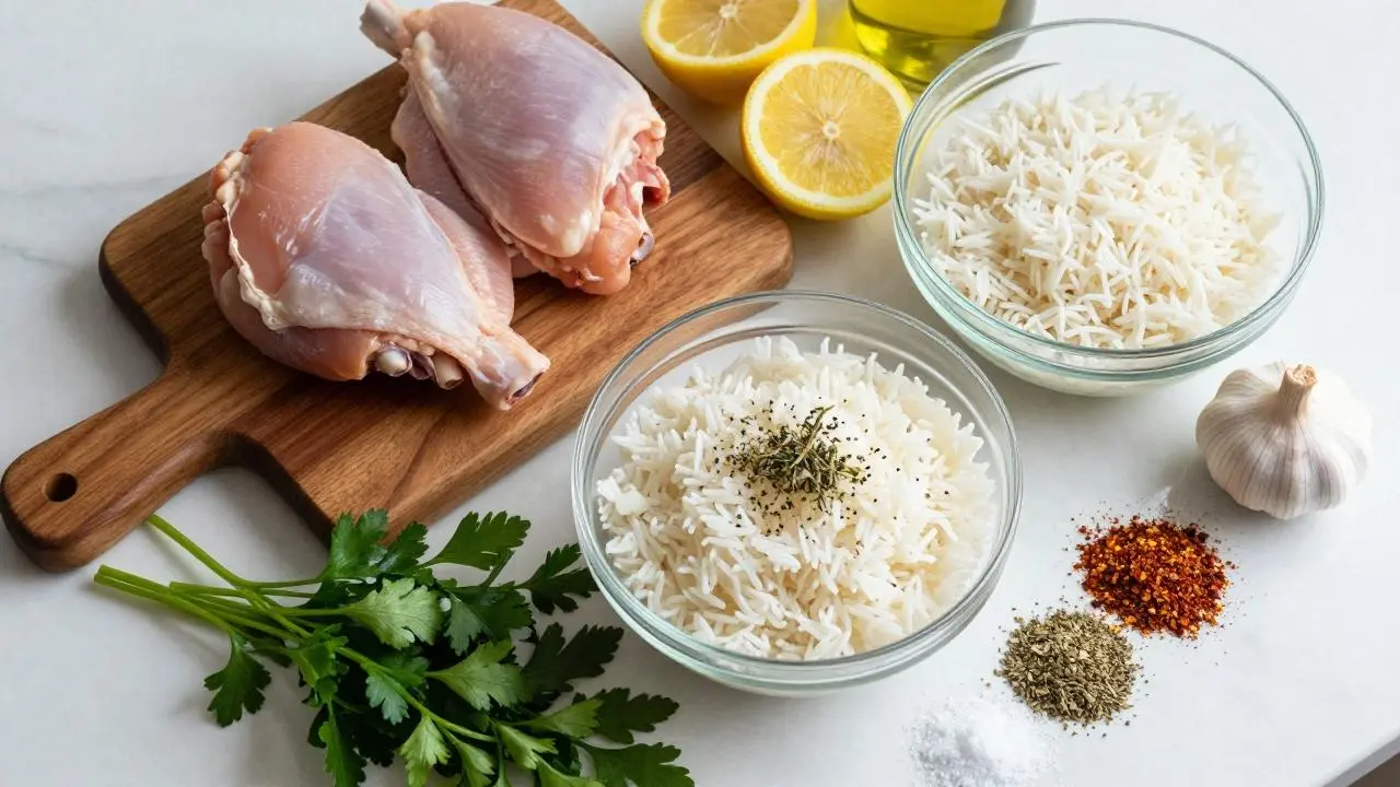 Slow Cooker Lemon Herb Chicken and Rice: Easy Weeknight Dinner!