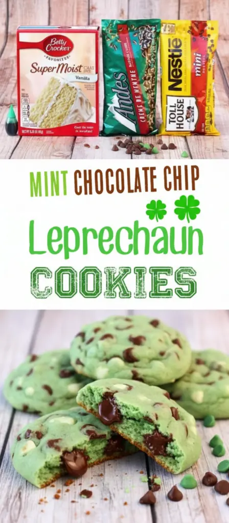recipe image of green food coloring baileys irish cream guinness stout lucky charms cereal chocolate chips mint extract pistachios cream cheese gold sprinkles rainbow candy belts whipped cream almond milk peppermint extract gluten free flour arranged on a white marble kitchen counter with healthy clear glass bowls and rustic brown wooden kitchen sets under soft diffuse daylight