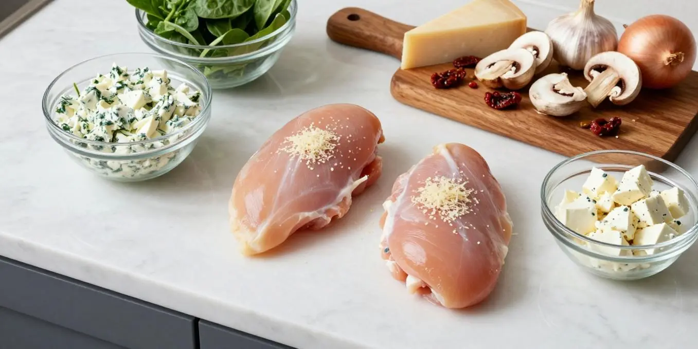 Healthy Spinach Stuffed Chicken Breasts: Easy & Delicious Dinner!