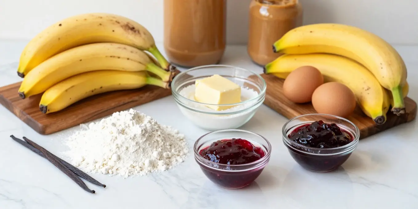 Sweet & Easy PB&J Banana Bread Loaf You’ll Love!