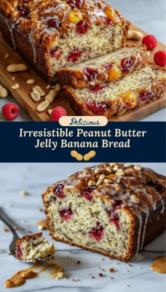 recipe image of ripe bananas peanut butter jelly or jam all purpose flour eggs sugar baking soda salt butter vanilla extract cinnamon chocolate chips nuts honey arranged on a white marble kitchen counter with healthy clear glass bowls and rustic brown wooden kitchen sets under soft diffuse daylight