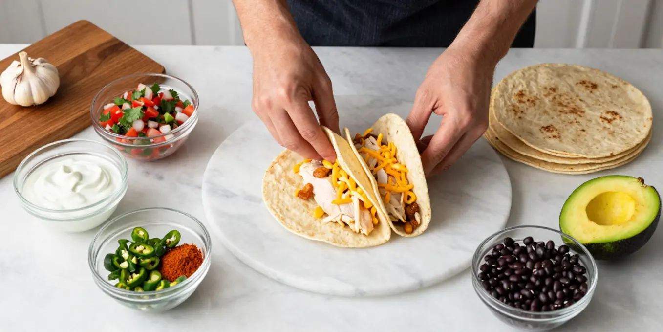 Quick Queso Chicken Enchiladas: Your Easy Dinner Win!