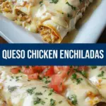 recipe image of chicken breast cheese blend tortillas enchilada sauce cream cheese sour cream jalapenos onions garlic cumin chili powder paprika cilantro lime juice black beans corn bell peppers avocado rice salsa arranged on a white marble kitchen counter with healthy clear glass bowls and rustic brown wooden kitchen sets under soft diffuse daylight