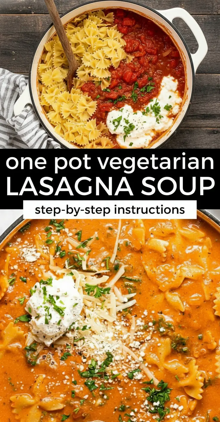 recipe image of lasagna noodles ricotta cheese spinach zucchini bell peppers mushrooms tomatoes onion garlic basil oregano black pepper salt olive oil vegetable broth arranged on a white marble kitchen counter with healthy clear glass bowls and rustic brown wooden kitchen sets under soft diffuse daylight