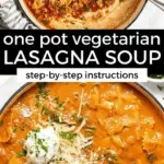 recipe image of lasagna noodles ricotta cheese marinara sauce zucchini bell peppers mushrooms spinach onions garlic basil oregano black pepper salt olive oil vegetable broth ground beef substitute cashews nutritional yeast arranged on a white marble kitchen counter with healthy clear glass bowls and rustic brown wooden kitchen sets under soft diffuse daylight