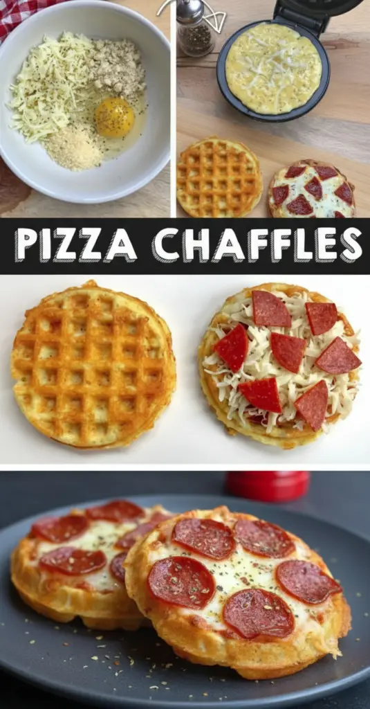 recipe image of a realistic top down mise en place shot showing cauliflower rice mozzarella cheese almond flour egg spinach pepperoni mushrooms bell peppers olive oil garlic powder italian seasoning cream cheese parmesan tomato sauce arranged on a white marble kitchen counter with healthy clear glass bowls and rustic brown wooden kitchen sets under soft diffuse daylight