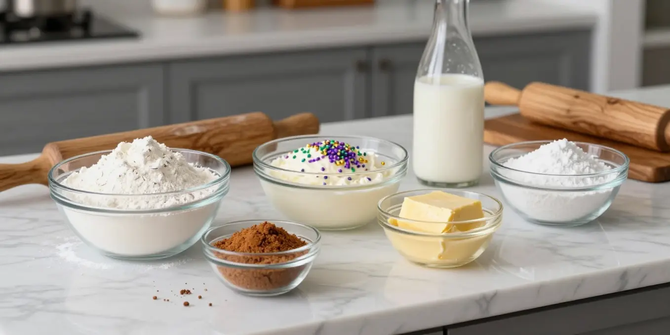 Festive & Fun King Cake Cupcakes: Your Mardi Gras Party Starts Here!