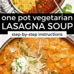 Vegetarian Lasagna Soup: Quick & Easy Weeknight Comfort!