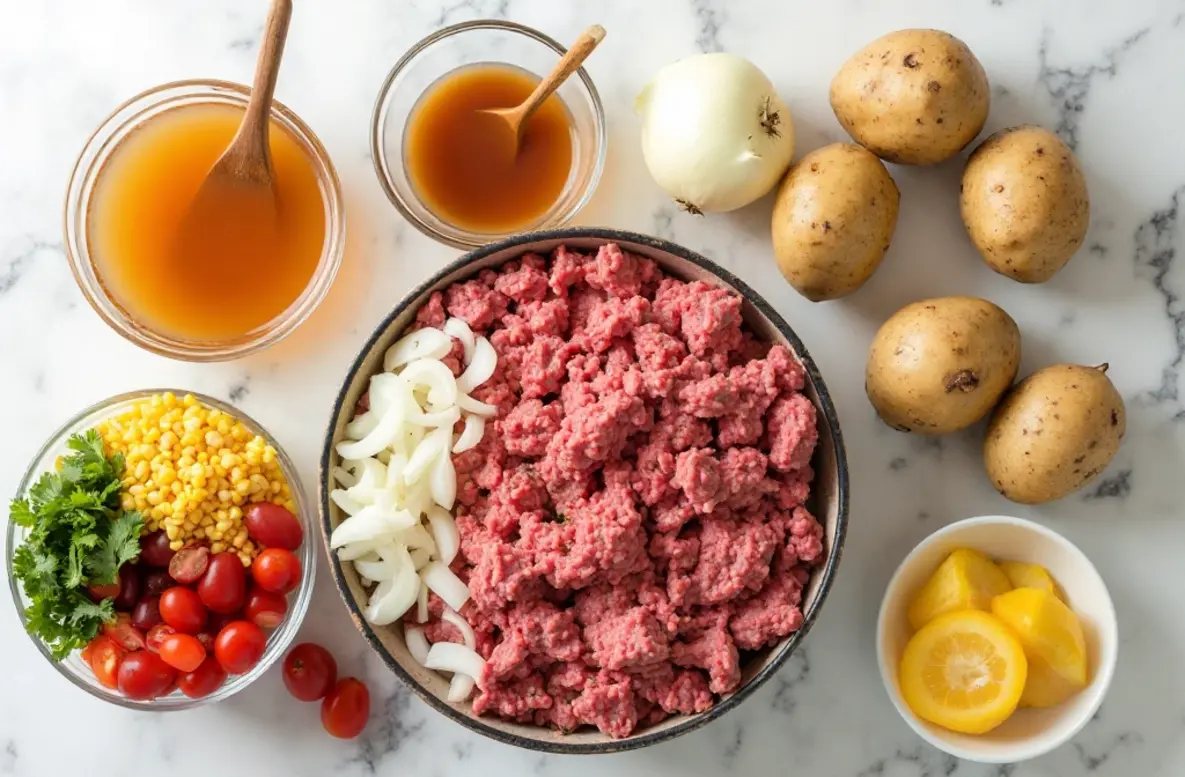 Step by step soup preparation