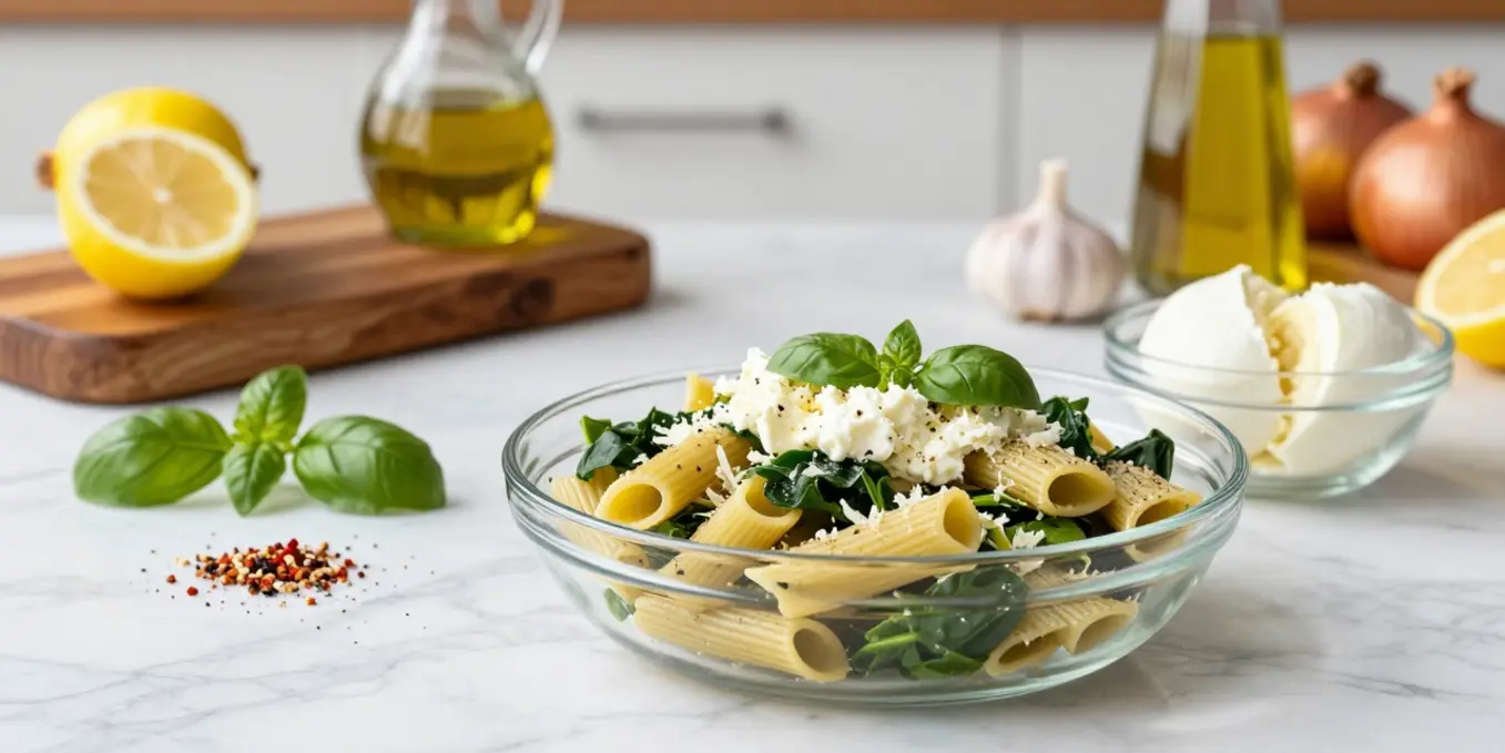 Fresh Spinach Parmesan Rigatoni: Your Quick & Easy Dinner Tonight!