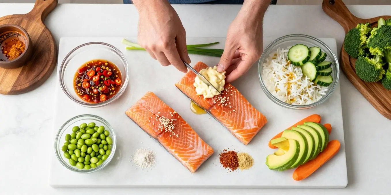 Bang Bang Salmon Bites Bowls: Crispy & Easy Dinner!