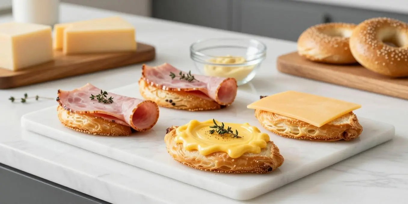 Crispy Ham & Cheese Puff Pastry Stacks: Quick & Easy!