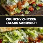 Unleash Flavor: Crunchy Chicken Caesar Sandwich You’ll Love!