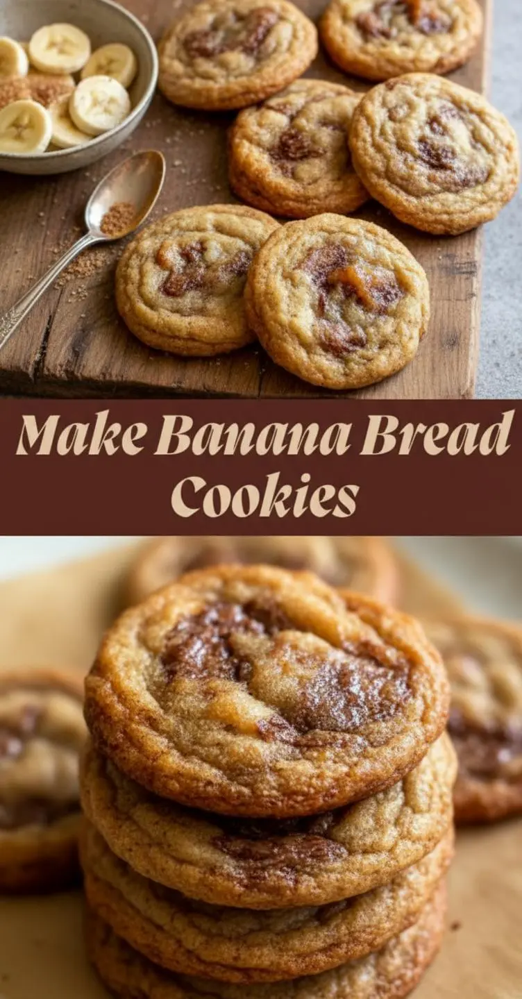 recipe image of ripe bananas brown butter flour brown sugar cinnamon eggs vanilla extract baking soda salt chocolate chips walnuts arranged on a white marble kitchen counter with clear glass bowls and rustic brown wooden kitchen sets soft diffuse daylight top down mise en place shot