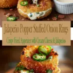 Crispy Jalapeño Popper Stuffed Onion Rings Recipe You’ll Love!