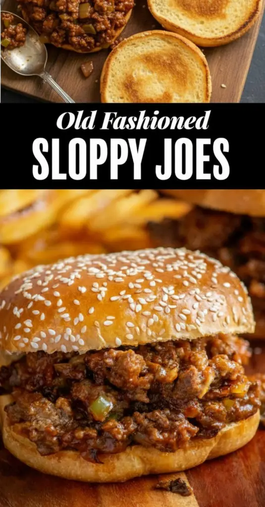 recipe image of realistic top down mise en place shot showing fresh ground beef ketchup onion tomato paste brown sugar Worcestershire sauce mustard apple cider vinegar green bell pepper garlic powder onion powder chili powder celery seed cinnamon cloves jalapenos arranged in clear glass bowls on white marble kitchen counter with rustic brown wooden kitchen sets under soft diffuse daylight