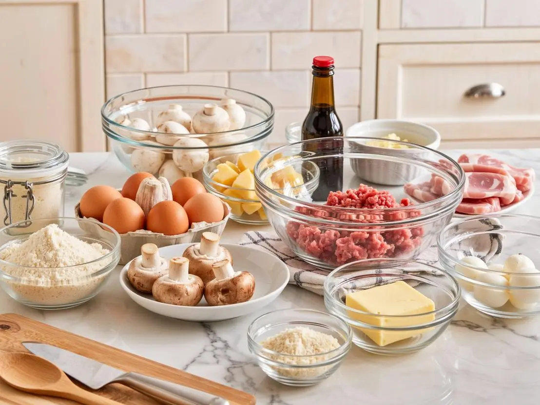 You'll Love These Salisbury Steak Meatballs with Garlic Herb Mashed Potatoes - Easy Dinner!