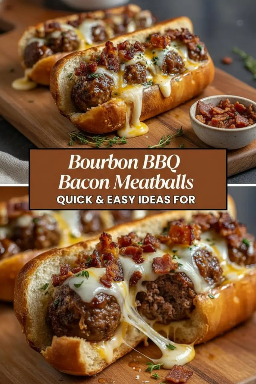 recipe image of top down mise en place shot fresh ingredients arranged on a white marble kitchen counter with healthy clear glass bowls and rustic brown wooden kitchen sets under soft diffuse daylight ground beef bourbon BBQ sauce bacon cheddar cheese sub rolls breadcrumbs egg onion garlic Worcestershire sauce salt pepper smoked paprika garlic powder onion powder parsley olive oil
