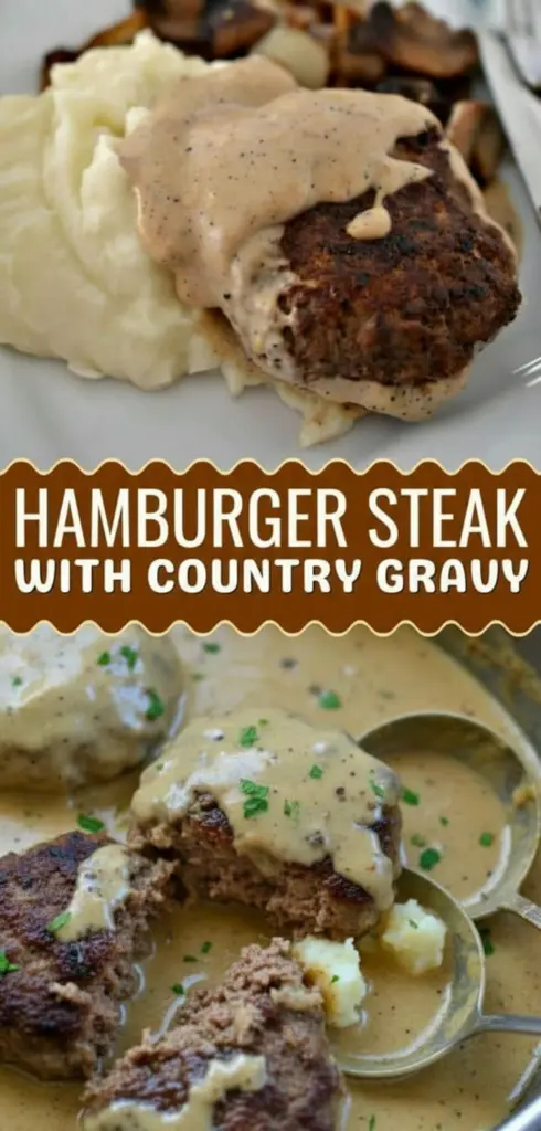 recipe image of top down mise en place shot showing fresh ingredients arranged on white marble kitchen counter with healthy clear glass bowls and rustic brown wooden kitchen sets under soft diffuse daylight featuring ground beef breadcrumbs eggs Worcestershire sauce seasoned salt garlic powder onion powder black pepper allpurpose flour whole milk butter vegetable oil ketchup mashed potatoes rice green peas cayenne pepper browning sauce fresh onions salt and pepper
