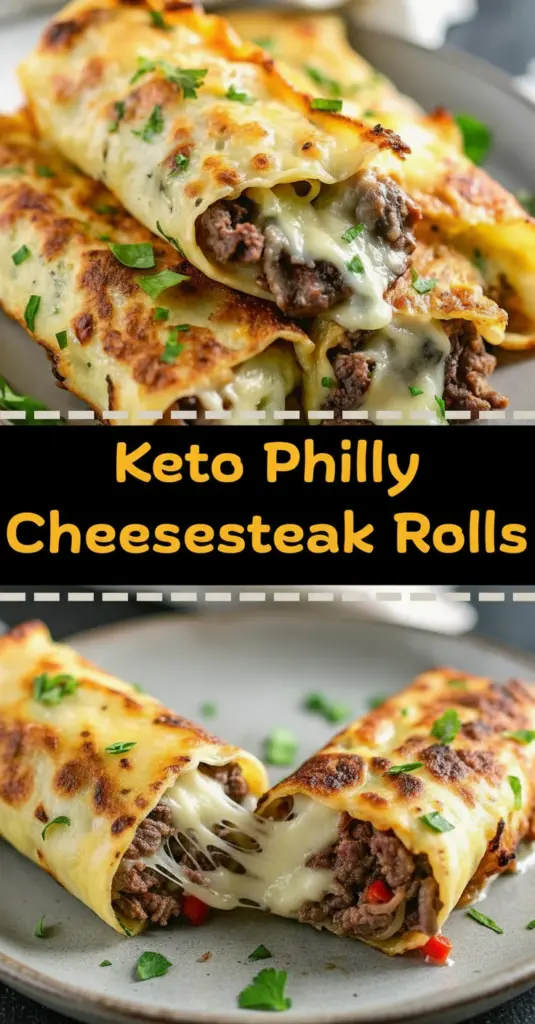 recipe image of realistic top down mise en place shot showing fresh ingredients ground beef ribeye sirloin bell peppers onions provolone cheddar monterey jack cheese cream cheese worcestershire sauce garlic powder mushrooms pork rinds almond flour arranged on a white marble kitchen counter with healthy clear glass bowls and rustic brown wooden kitchen sets under soft diffuse daylight