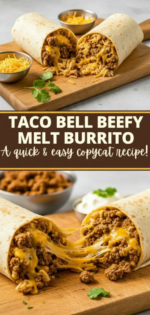 recipe image of a top down mise en place shot showing fresh ingredients like ground beef taco seasoning flour tortillas nacho cheese sauce seasoned rice shredded mexican cheese blend sour cream and fiesta strips arranged on a white marble kitchen counter with healthy clear glass bowls and rustic brown wooden kitchen sets under soft diffuse daylight