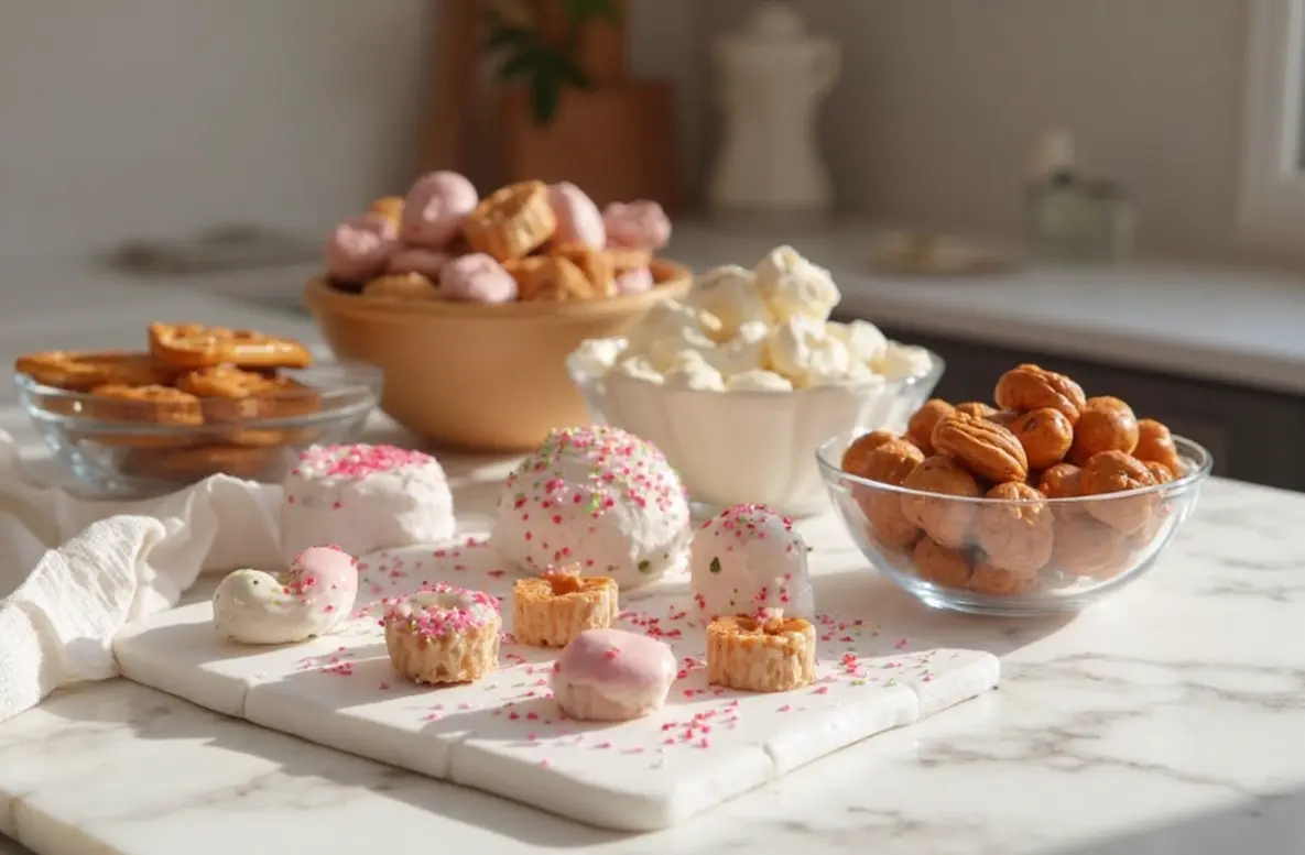 Valentine's Day Caramel Pretzel Bites Recipe