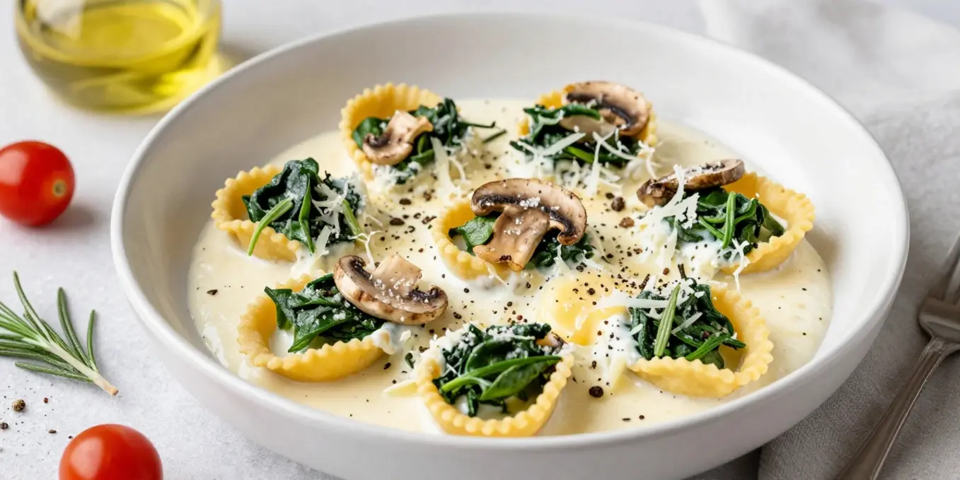 Quick Spinach & Mushroom Gnocchi: Easy Dinner!