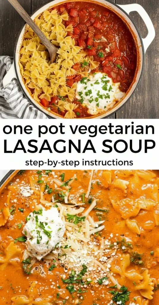 recipe image of lasagna noodles ricotta cheese marinara sauce zucchini bell peppers mushrooms spinach onions garlic basil oregano black pepper salt olive oil vegetable broth arranged on a white marble kitchen counter healthy clear glass bowls rustic brown wooden kitchen sets soft diffuse daylight top down mise en place shot realistic