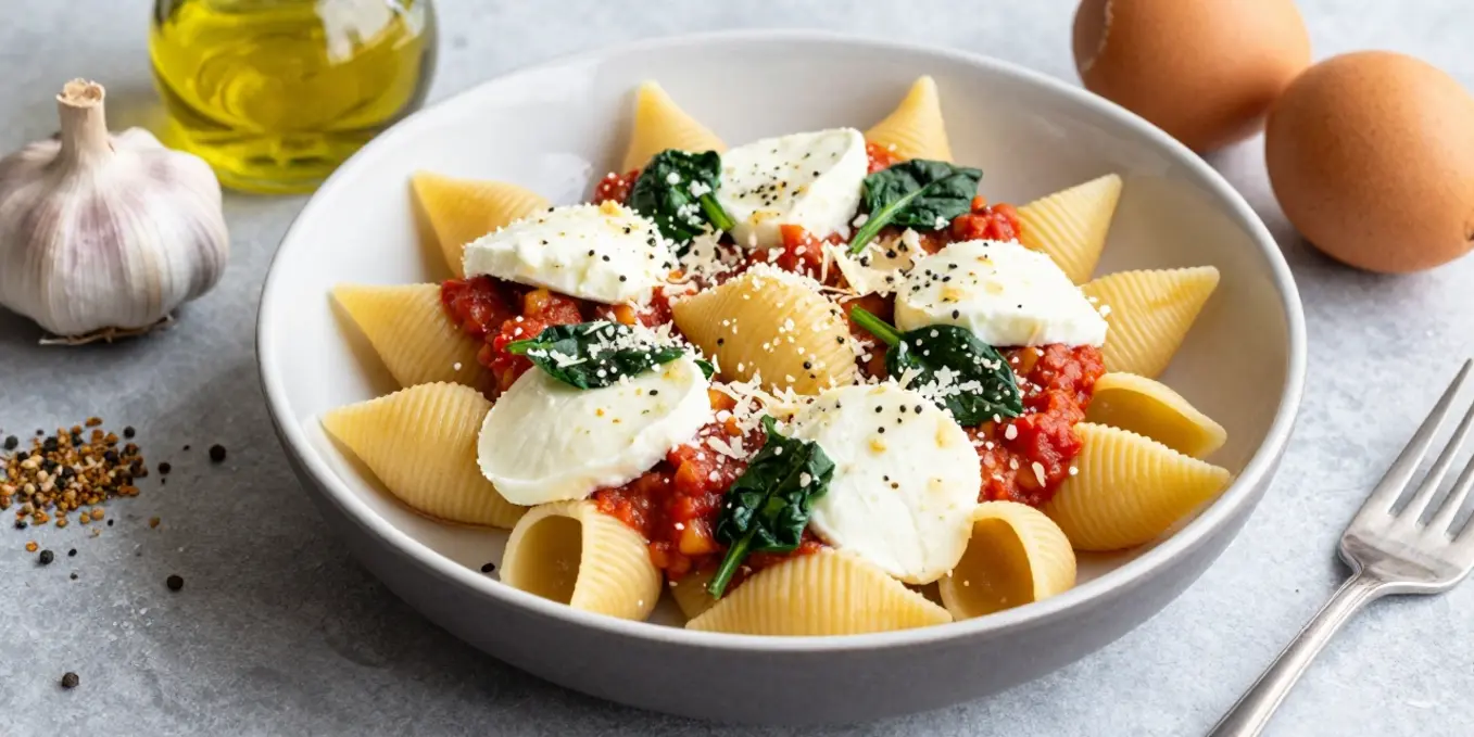 Easy Spinach Ricotta Stuffed Shells: A Family Favorite Dinner!