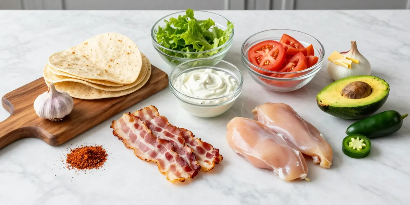 Crispy Chicken Bacon Ranch Wrap: Easy Dinner in Minutes!