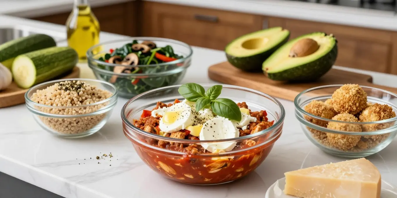 Cottage Cheese Chicken Parm Bowl: High-Protein & Easy!
