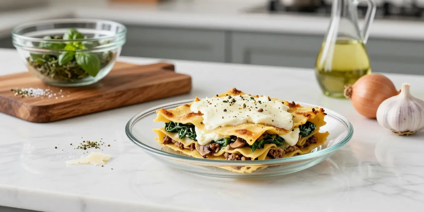 Mushroom & Spinach Lasagna: Easy Family Dinner!